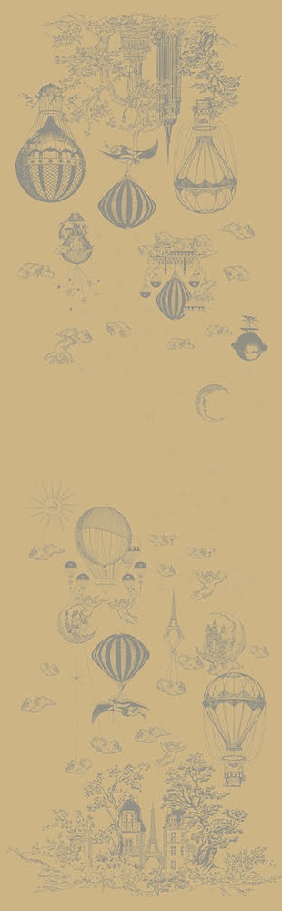 Garnier Thiebaut Tischläufer Voyage Extraordinaire Or Pale 54 x 180 cm - Bild 1 von 1