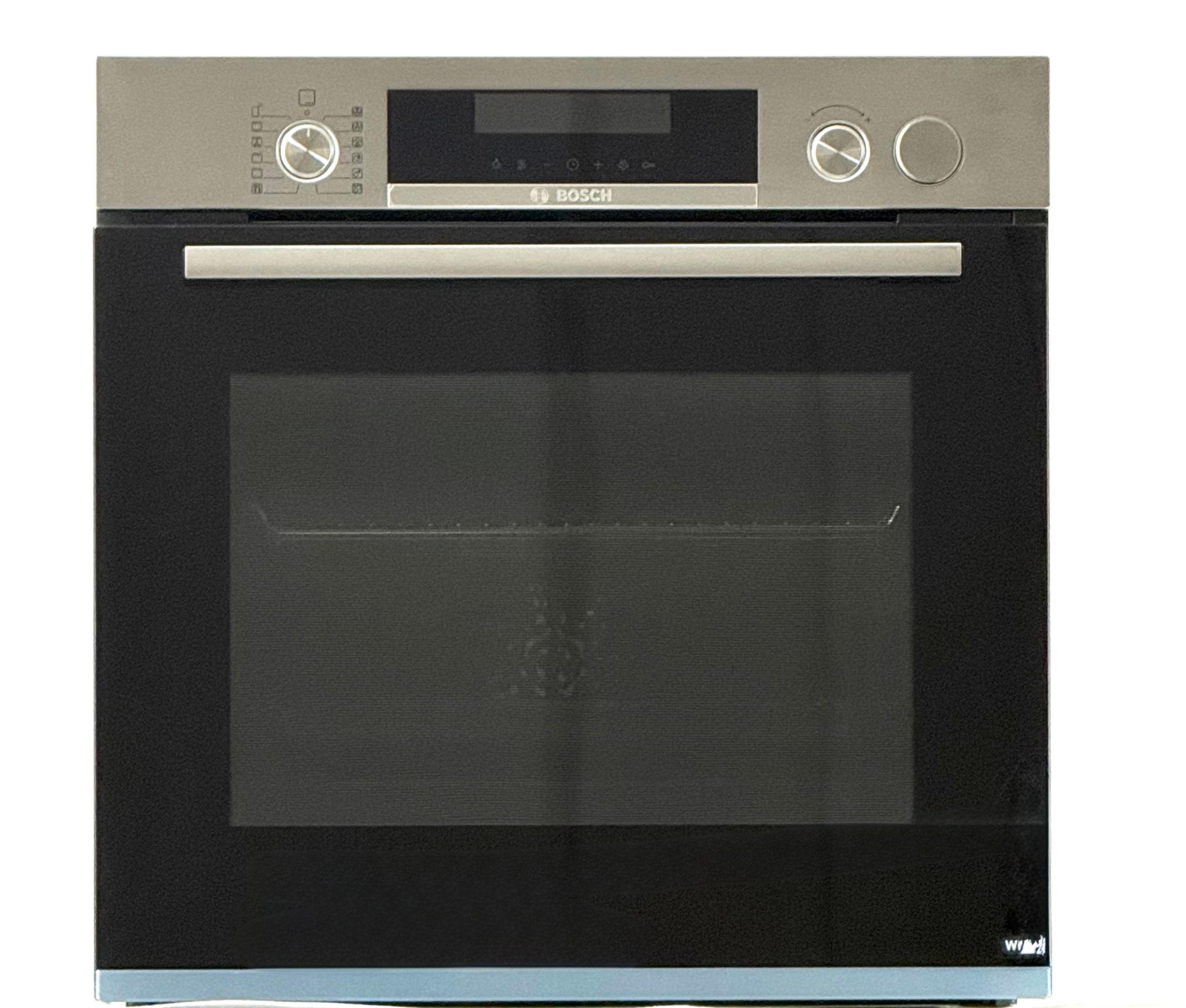 Bosch HRG5785S6 Serie 6 Einbau-Backofen mit Dampfunterstützung, 71l, Heißluft, A